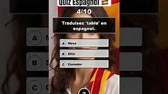 Quiz Espagnole. #quiz #espagnol #espagnole #apprendreespagnol #espagne #question #culturegenerale