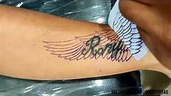 wings tattoo modified cover up tattoo designs mr Tattooholic tattoo studio Ahmedabad 9558126546