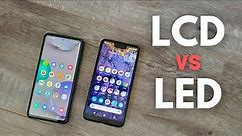 LED vs LCD phone display! Which is better?