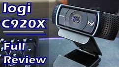 Logitech C920x Webcam Full review with low light & mic test