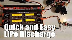 Quick and Easy LiPo Battery Discharge