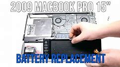 2009 Macbook Pro 15" A1286 Battery Replacement