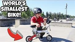BMX Tricks on the World's Smallest Bike!