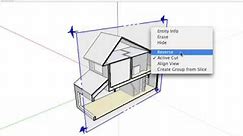 SketchUp: Cutting plans and sections