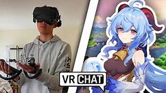 Wearing Female Avatars in VRChat