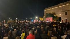 Lovin Malta - Protest at Castille Square in Valletta