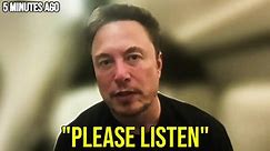 5 Minutes Ago- Elon Musk Shares Terrifying Message in Exclusive Broadcast