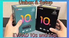 Unbox, Install and Setup Evpad 10s and 10p TV Box
