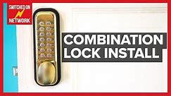 How to Install a Digital Push Button Keyless Entry Combination Door Lock