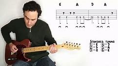 Rolling Stones - Satisfaction - Guitar lesson / tutorial / cover with tab