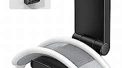 Lamicall Headphone Stand, Sticky Headset Hanger - Adhesive Headphone Holder Hook Mount, Headset Stand Holder Clip Under Desk, Earphone Clamp for Airpods Max, HyperX, Sennheiser, Black