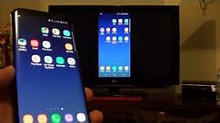 Samsung Galaxy S8: How to Cast / Stream the Screen to TV