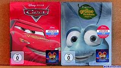 Pixar Cars steelbook blu-ray and Bugs Life blu ray unboxing review Disney