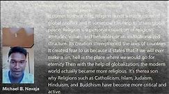 GLOBALIZATION OF RELIGION
