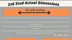 Actual Size Of A 2×6? – What Is The Measurement And Why? | The Period House Guru