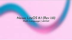 Nexus LiteOS 8.1 (Rev 1.0) | x64 | Windows 8.1 (9600.20302)