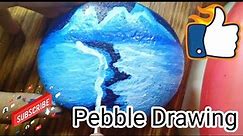 How to draw pebble drawing Easy Pebble drawing for beginners