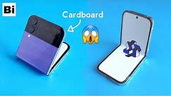 Diy Galaxy Z Flip 4 in Cardboard | How To Make