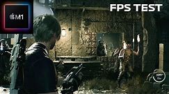 Resident Evil 4 MacBook Pro M1 Base Model FPS Gaming Test