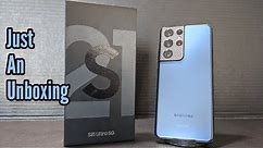 The Phantom Navy Samsung S21 Ultra 5G - Unboxing Only