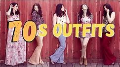 70s inspired outfits 🍹👗🌻(70s style lookbook, modern 70s outfit ideas, boho summer 2020 outfit ideas)