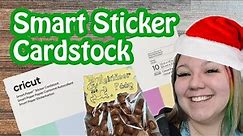 Is Smart Sticker Cardstock Worth it? | Cricutmas Day 9