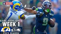 Los Angeles Rams vs. Seattle Seahawks Game Highlights | NFL 2023 Week 1