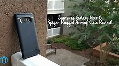 Samsung Galaxy Note 8 Spigen Rugged Armor Case Review!