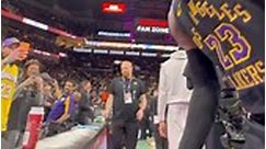 LeBron’s chalk toss up close and personal 🔥 Lakers-Spurs is LIVE on ESPN | NBA