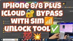 iphone disabled / unavailable / Passcode /Iphone 8/8plus icloud Bypass with sim📶 unlock tool✅ বাংলা