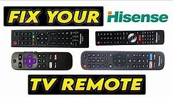 How To Fix Your Hisense TV Remote Control That is Not Working