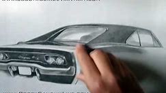 How to Draw A Car - Dodge Charger