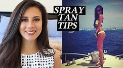 Spray Tan Tips How to Prep and Care For a Perfect Tan