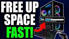 How to FREE Up Disk Space on Windows 11, 10, 8, or 7! 🖥️ Make Your PC Faster!