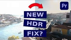HOW to fix BLOWN OUT iPhone HDR footage in Premiere Pro 2024 (THE CORRECT WAY)