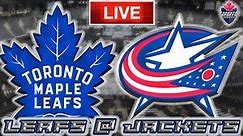 Toronto Maple Leafs vs Columbus Blue Jackets LIVE Stream Game Audio | NHL LIVE Stream Cast & Chat