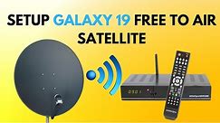 How to program free to air Satellite FTA television (free to Air) on Galaxy 19 TV channels