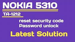 Nokia 5310 TA-1212 unlock Security code using infinity BEST Dongle
