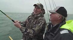 Trolling for giant walleye on Lake Erie