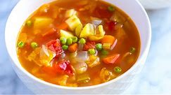 Quick Easy Homemade Vegetable Soup Recipe