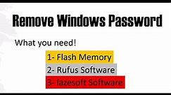 Password Reset any Windows version