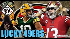 49ers got lucky vs packers! Brock Purdy looked TERRIBLE!!!