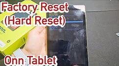 Onn Tablet (2022): How to Factory Reset (Hard Reset)