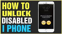 How to Unlock a Disabled iPhone Using Tenoshare 4uKey | FIX iPhone Disabled Connect to iTunes