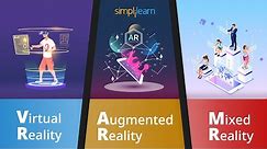 The Rise Of Technology-Augmented Reality(AR), Virtual Reality(VR) And Mixed Reality(MR) |Simplilearn