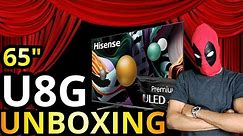 NEW 2021 Hisense U8G Unboxing+Picture Options+Demo
