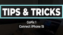 Easy iPhone 15 Connection: Philips GoPix 1 Projector with USB-C Setup Guide