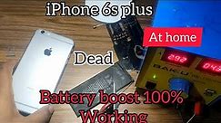 How to solve iphone 6s plus battery problem, battery boost, change battery, 100% working