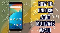 How to Unlock AT&T Motivate V341U by imei code, fast and safe, bigunlock.com