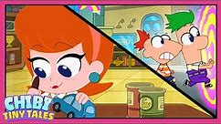 Phineas & Ferb Chibi Tiny Tales | Hamster & Gretel x Milo Murphy | Life with Linda | @disneychannel